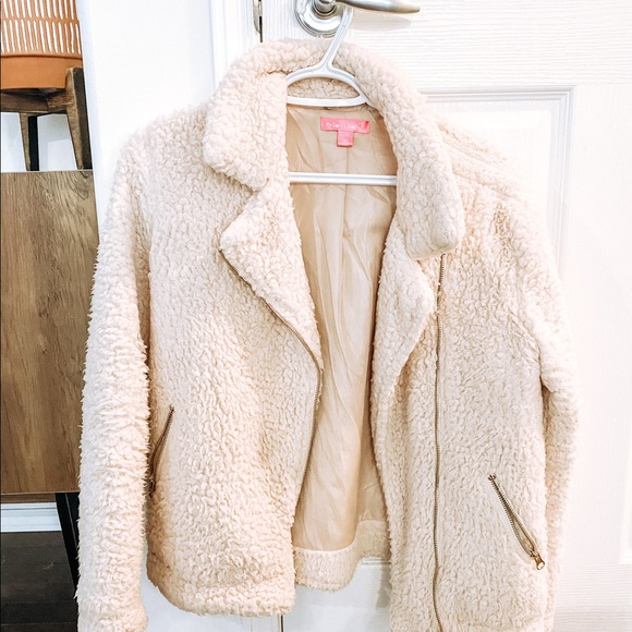 Cream Sherpa jacket from Target - Picture 2 of 2